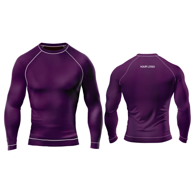Rash Guard T-Shirts - Accents Custom Logo & Team Colors