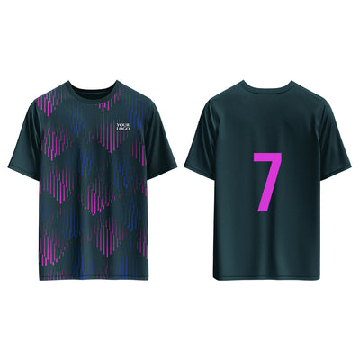Soccer Training T-Shirts – Geometric Custom Logos & Team Colors