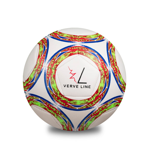 OPTIMIST Entry Level Soccer Ball – Size 5, Thread-Winded, 32 Panels for Junior Training/Competition
