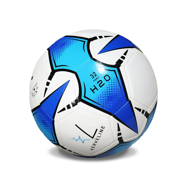 H2O Entry Level Soccer Ball – Size 5, Thread-Winded, 32 Panels for Junior Training/Competition