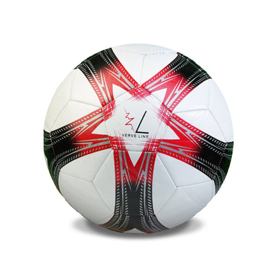ROAR Entry Level Soccer Ball – Size 5, Thread-Winded, 32 Panels for Junior Training/Competition