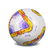 GEM Size Junior Soccer Ball – Size 4, Thread-Winded, 12 Panels for Junior Training/Competition