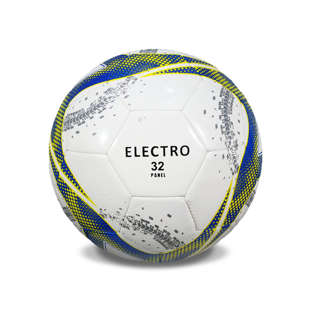 ELECTRO Junior Soccer Ball – Size 4, Thread-Winded, 32 Panels for Junior Training/Competition