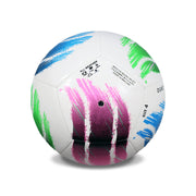 DUKE Junior Soccer Ball – Size 4, Thread-Winded, 12 Panels for Junior Training/Competition