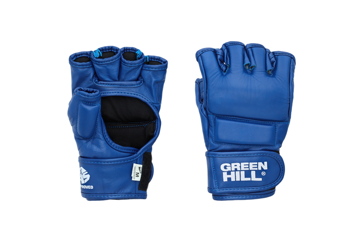 FIAS MMA Gloves – Genuine Buffalo Leather for Grappling, Kickboxing, Training, Sparring & Fight