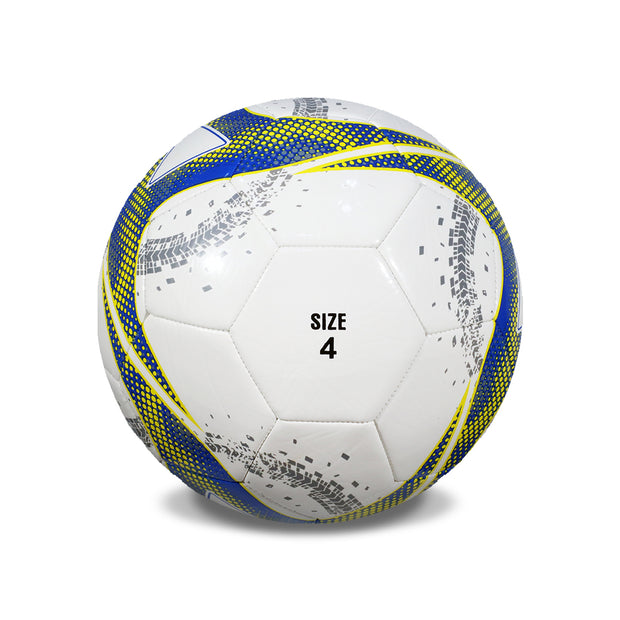 ELECTRO Junior Soccer Ball – Size 4, Thread-Winded, 32 Panels for Junior Training/Competition