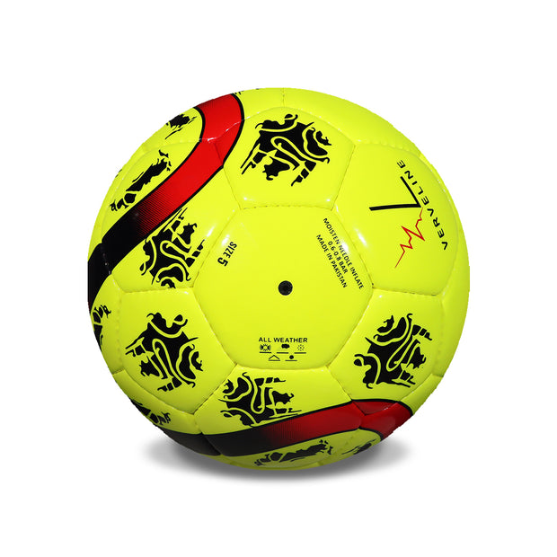 FLIP Entry Level Soccer Ball – Size 5, Hand-Sewn, 32 Panels for Junior Training/Competition