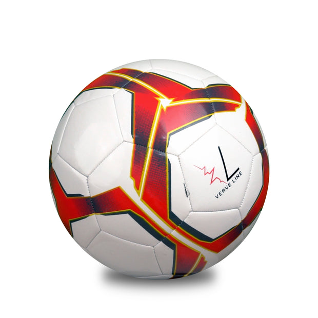 GARNET Entry Level Soccer Ball – Size 5, Thread-Winded, 32 Panels for Junior Training/Competition