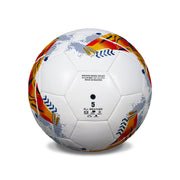 CORAL HYBRID Competition Soccer Ball – Size 5, Thread-Winded, 32 Panels for Junior Training/Competition