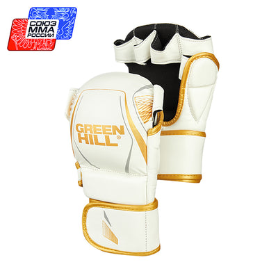 HYBRID MMA Gloves – IMMAF Approved Grappling Gloves for Training & Sparring, Synthetic Leather