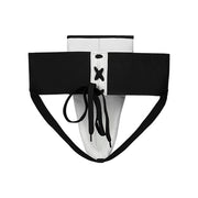 MEN’s Groin Guard – High-Quality Artificial Leather, Lace Closure, and Plastic Cup for Safety and Protection