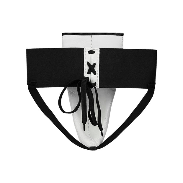 MEN’s Groin Guard – High-Quality Artificial Leather, Lace Closure, and Plastic Cup for Safety and Protection