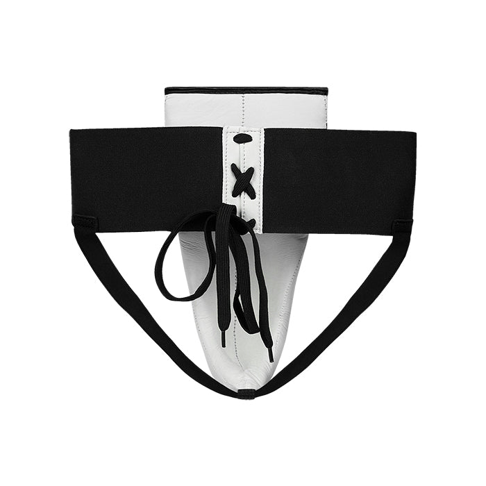 MEN’s Groin Guard – High-Quality Artificial Leather, Lace Closure, and Plastic Cup for Safety and Protection