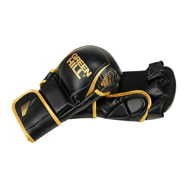 HYBRID MMA Gloves – IMMAF Approved Grappling Gloves for Training & Sparring, Synthetic Leather