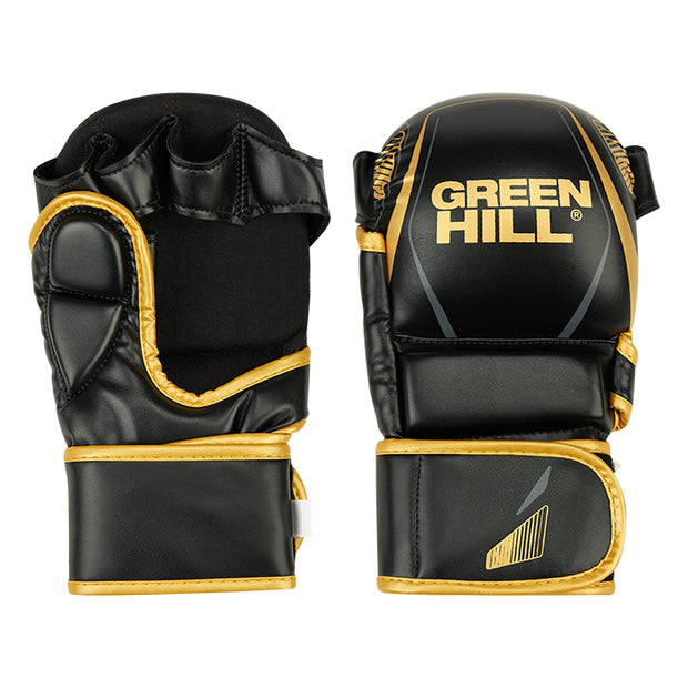 HYBRID MMA Gloves – IMMAF Approved Grappling Gloves for Training & Sparring, Synthetic Leather