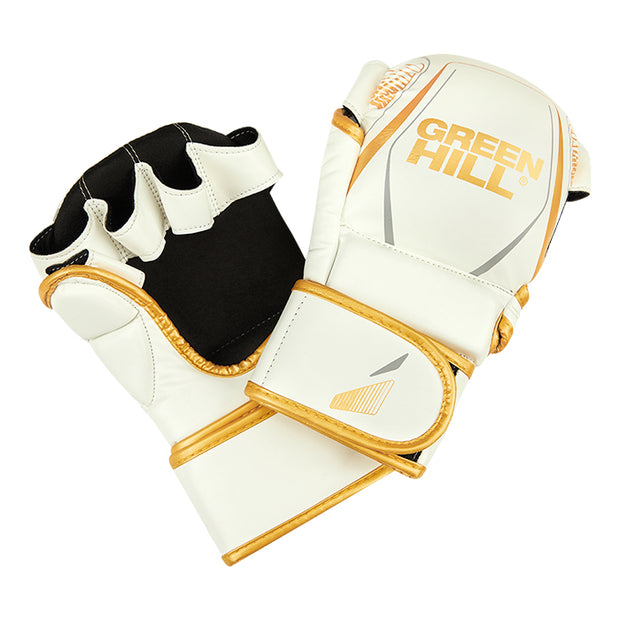 HYBRID MMA Gloves – IMMAF Approved Grappling Gloves for Training & Sparring, Synthetic Leather