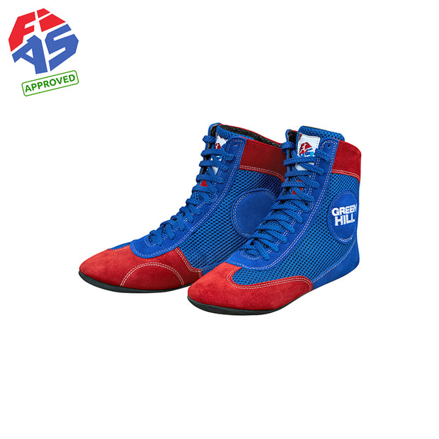 FIAS-Approved Boxing MMA Gloves + Shin Instep Pads + Sambo Shoes