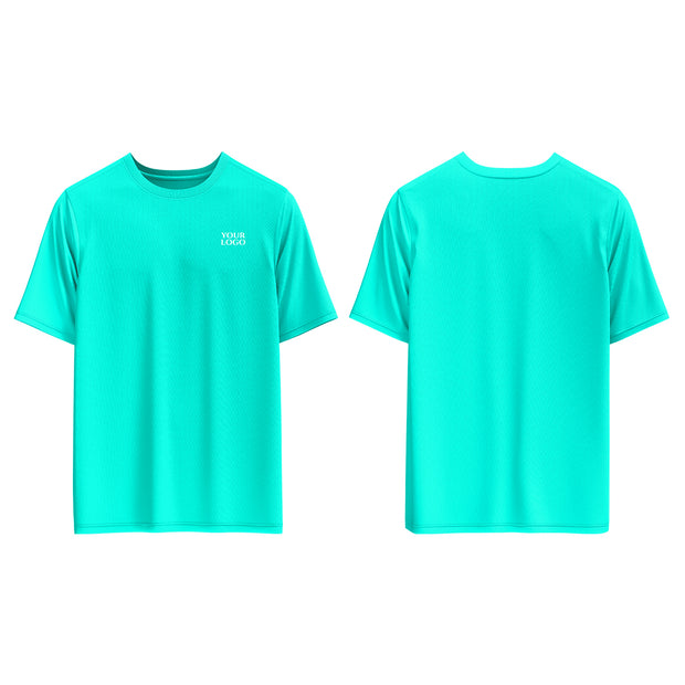 Casual T-Shirt - Solid Custom Logos & Team Colors