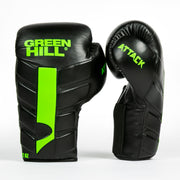 ATTACK Boxing Gloves – Horsehair Padding, DVA Construction, High-Quality Faux Leather