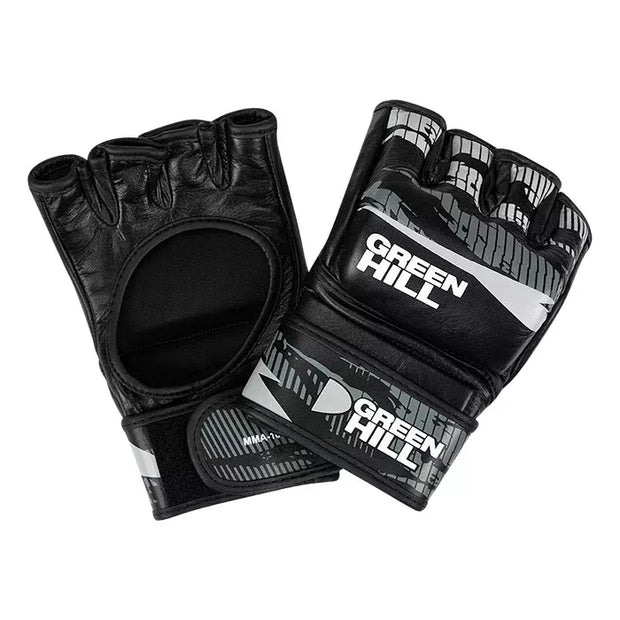 MMA Gloves – Genuine Leather Grappling, Kickboxing, Training & Sparring Fight Gloves