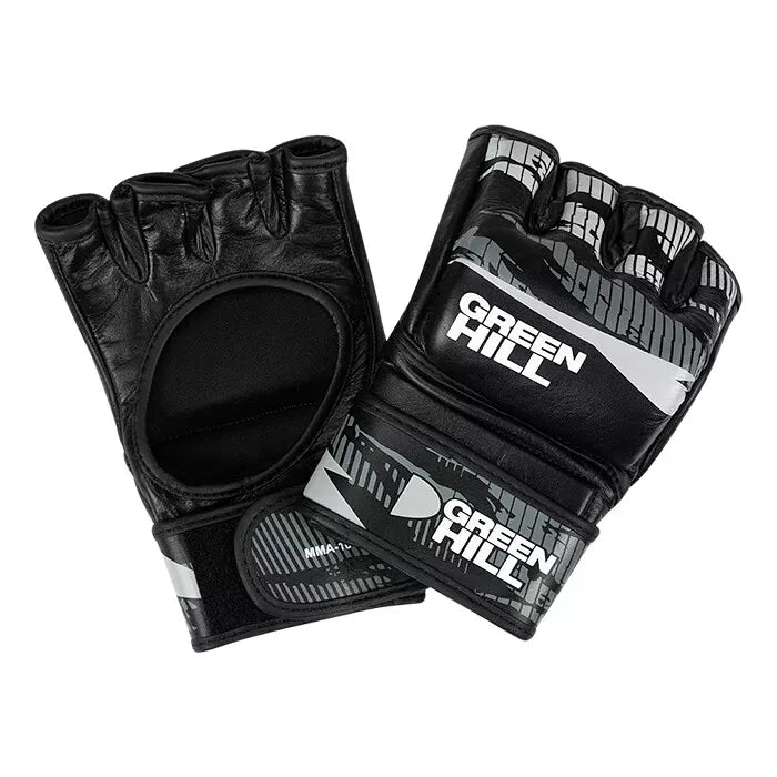 MMA Gloves – Genuine Leather Grappling, Kickboxing, Training & Sparring Fight Gloves