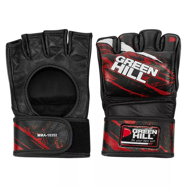 FURY MMA Gloves – Genuine Leather for Grappling, Kickboxing, Training, Sparring & Fight
