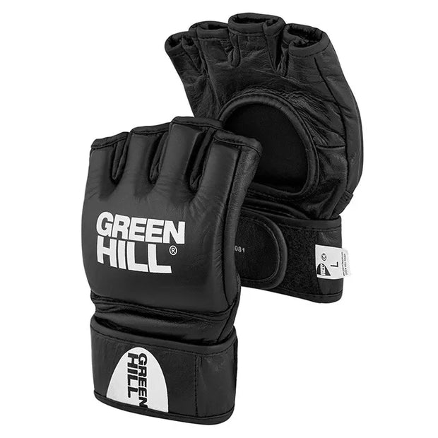 MMA Gloves – Genuine Leather for Grappling, Kickboxing, Training, Sparring & Fight