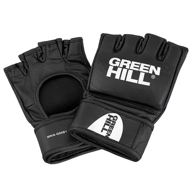 MMA Gloves – Genuine Leather for Grappling, Kickboxing, Training, Sparring & Fight