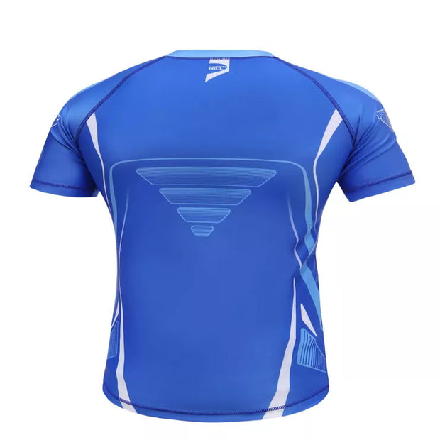 IMMAF Approved MMA Rash Guard – Half Sleeves, Premium Quality Lycra Polyester