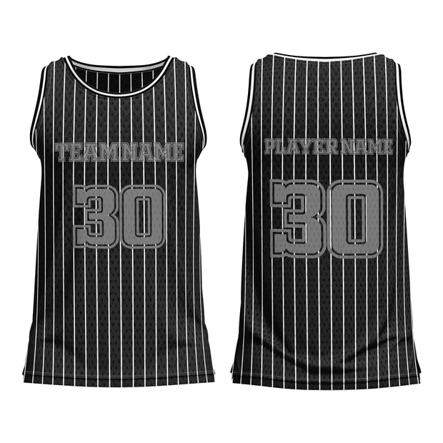 Basketball Jerseys – Striped Custom Logos & Team Colors