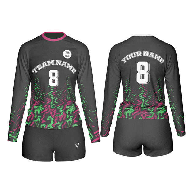 Volleyball Uniforms – Pattern Design Custom Logos, Colors & Patterns