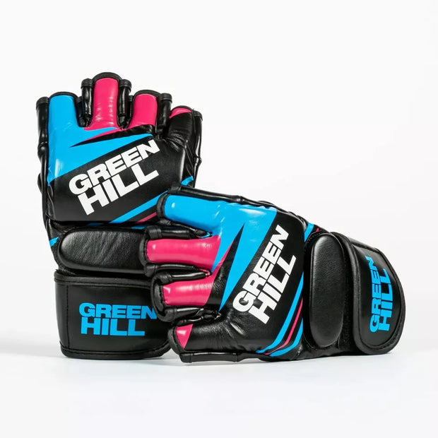 CHROMA RANGE MMA Grappling Gloves – Genuine Leather for Training & Sparring