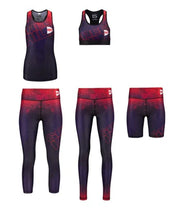 ADRIANA Ladies 5-Piece Fitness Set – High-Quality Spandex Polyester Blend Gym Wear
