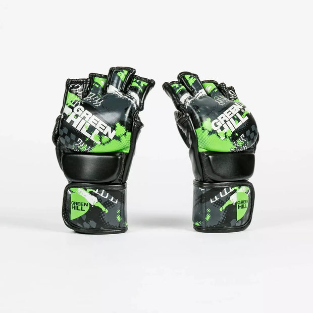 GAMA STRIKE MMA Grappling Gloves – Genuine Leather for Training & Sparring