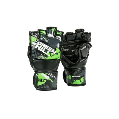 GAMA STRIKE MMA Grappling Gloves – Genuine Leather for Training & Sparring