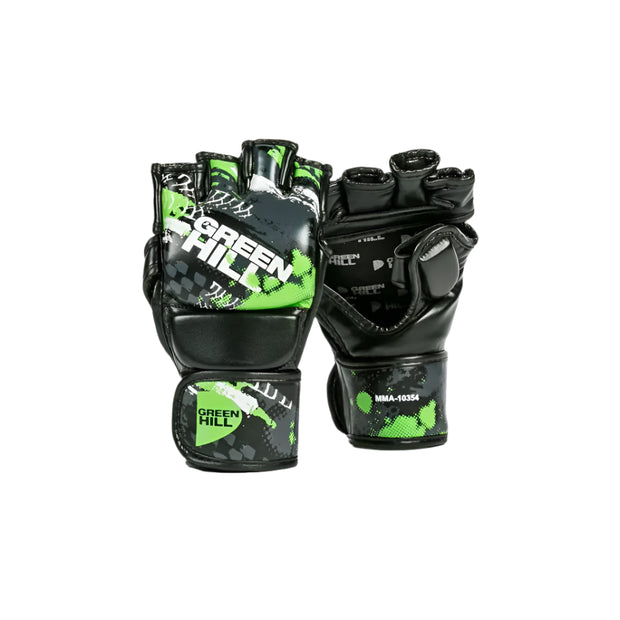 GAMA STRIKE MMA Grappling Gloves – Genuine Leather for Training & Sparring
