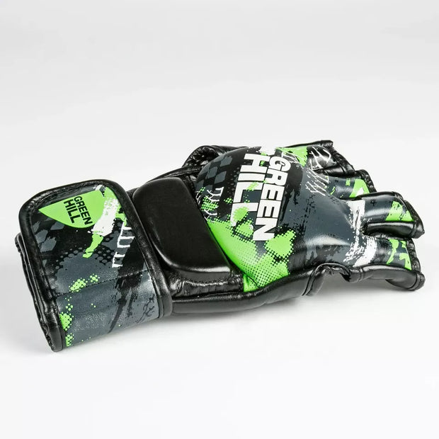 GAMA STRIKE MMA Grappling Gloves – Genuine Leather for Training & Sparring