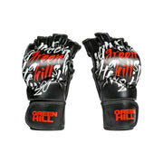 HOUND PAW MMA Grappling Gloves – PU Artificial Leather for Training & Sparring