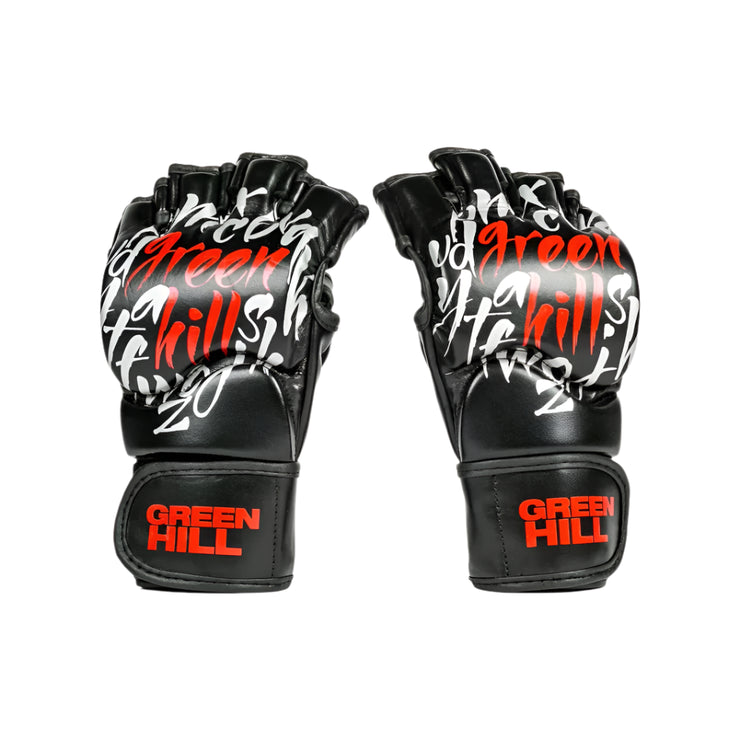HOUND PAW MMA Grappling Gloves – PU Artificial Leather for Training & Sparring