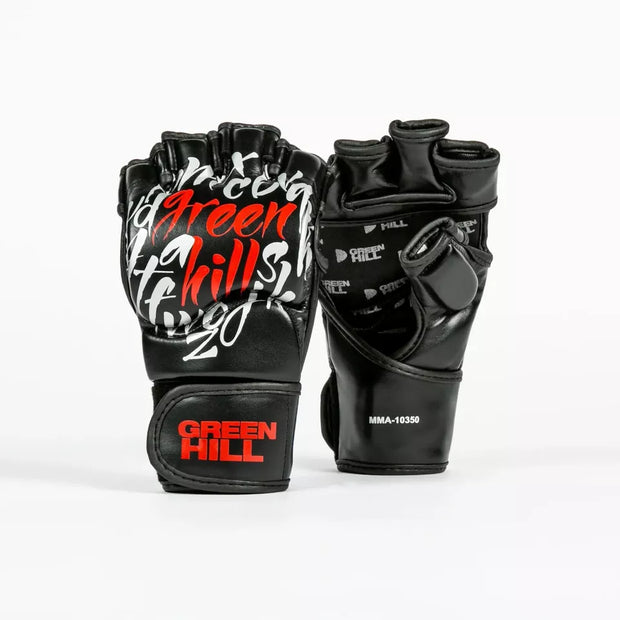 HOUND PAW MMA Grappling Gloves – PU Artificial Leather for Training & Sparring