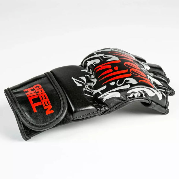 HOUND PAW MMA Grappling Gloves – PU Artificial Leather for Training & Sparring