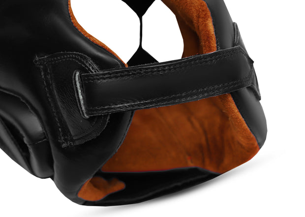SPARTAN Head Guard – Hand-Crafted Padding in Premium Genuine Cowhide Leather