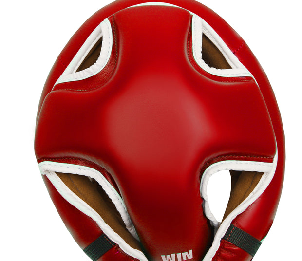 WIN Head Guard – High-Density Foam Padding for Kickboxing & Durable Synthetic Leather