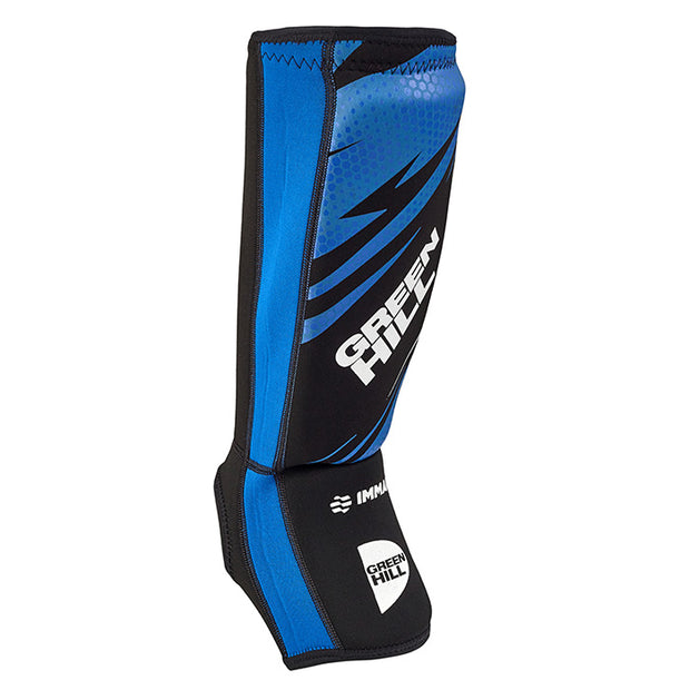 Shin Instep Pad MMA IMMAF-Approved Lightweight Elasticated Polyester Fabric