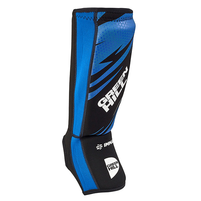 Shin Instep Pad MMA IMMAF-Approved Lightweight Elasticated Polyester Fabric