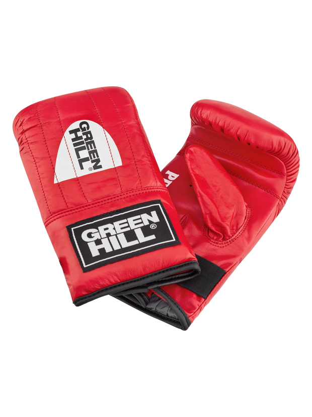 PRO FIAS MMA Punching Mitts – Genuine Leather with Elastic Cuffs for Grappling, Punching & Training