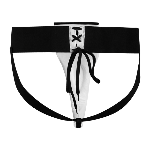 LADIES Groin Guard – Elastic Straps with Lace Closure in High-Quality Artificial Leather