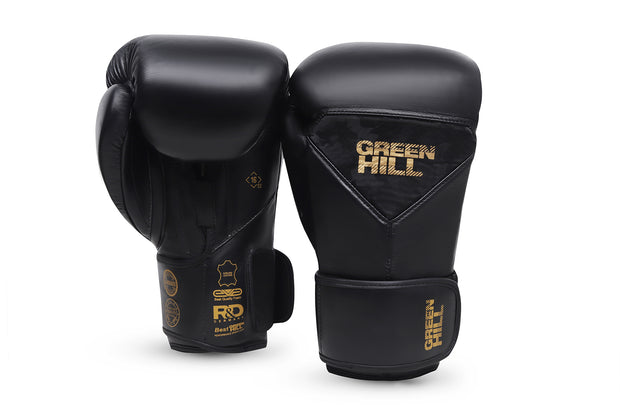 POWER PADDED Boxing Gloves – Premium-Quality Genuine Leather for Kickboxing and Sparring