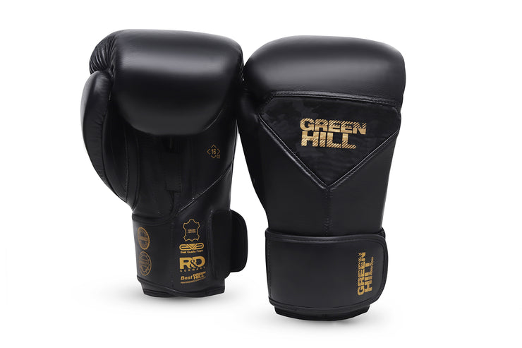 POWER PADDED Boxing Gloves – Premium-Quality Genuine Leather for Kickboxing and Sparring
