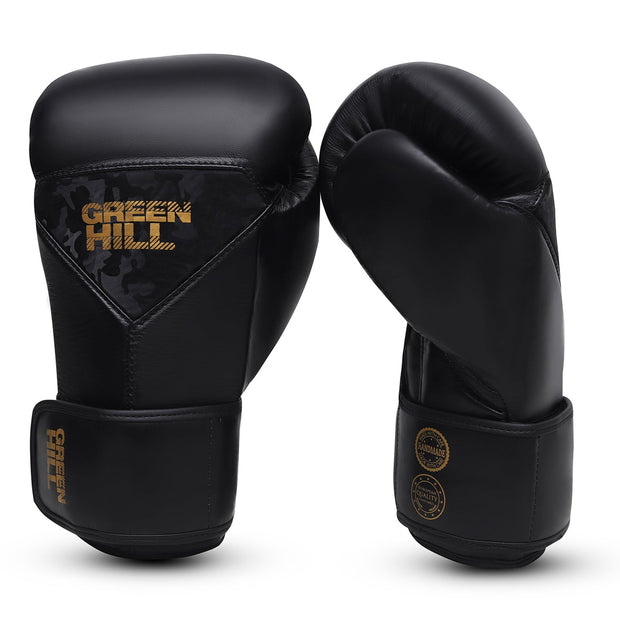 POWER PADDED Boxing Gloves – Premium-Quality Genuine Leather for Kickboxing and Sparring